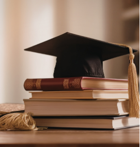 Books representing a shared endowment and scholarship fund.